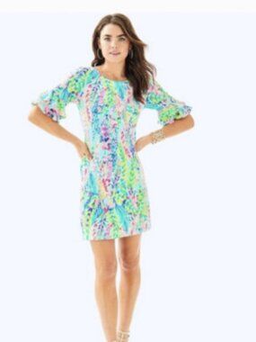 Lilly Pulitzer Lula Dress Catch The Wave Size M